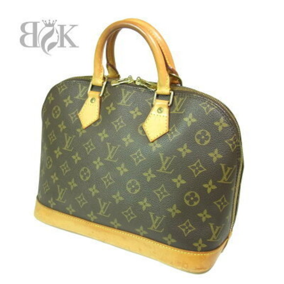 Louis Vuitton Monogram Alma PM Handbag Brown Leather - Picture 1 of 6